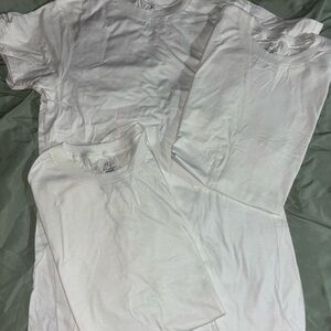 White Crew Neck T-Shirts